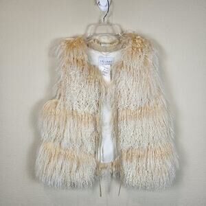 Trilogy Collections Michael McCollom Mongolian Curly Lamb Fur Suede Vest Women S